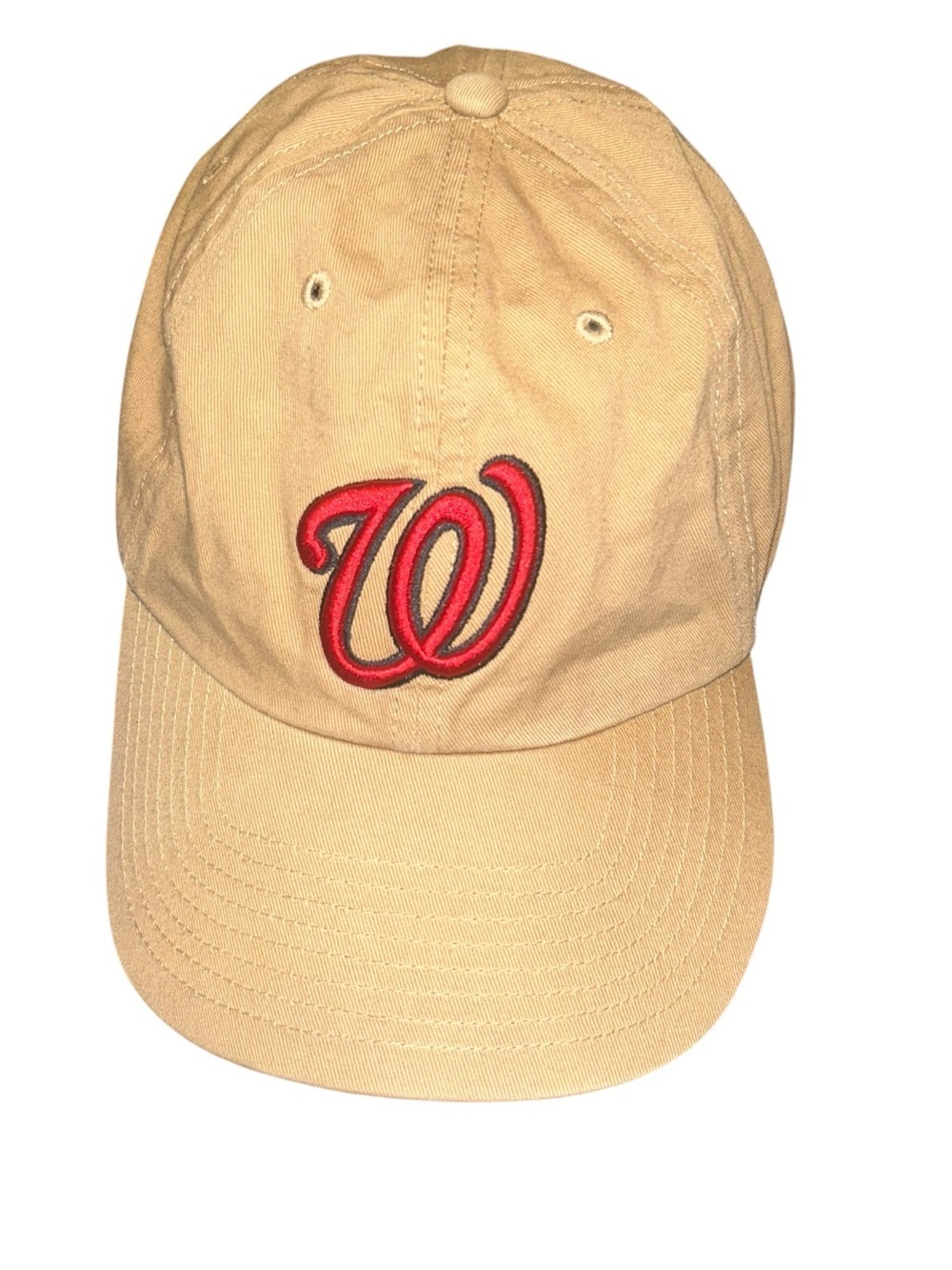 Adult 47 brand MLB Washington Nationals khaki adjustable hat cap dc baseball
